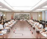 阜阳：汪华东与杨善斌一行举行工作会谈